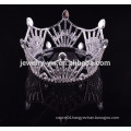 bridal hair accessories full round rhinestone tiara and crown for sale